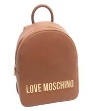 LOVE MOSCHINO BOLD LOVE Backpack with embossed logo chestnut - Women&rsquo;s Bags - 4