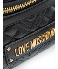LOVE MOSCHINO QUILTED Pouch Black - Women&rsquo;s Bags - 3