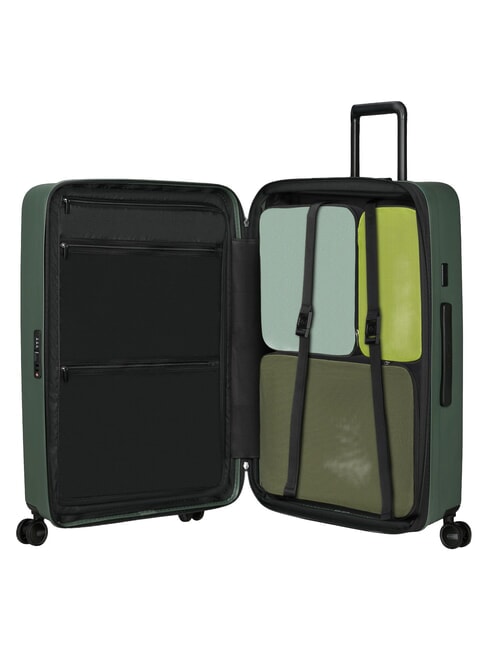 RESTACKD Large, expandable trolley Sage - Rigid Trolley Cases