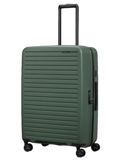 RESTACKD Large, expandable trolley Sage - Rigid Trolley Cases