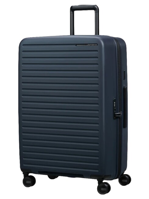 RESTACKD Large, expandable trolley midnight - Rigid Trolley Cases