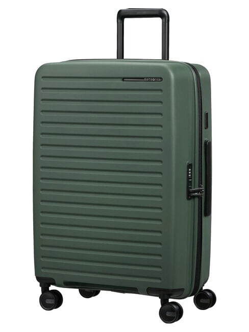 RESTACKD Medium trolley, expandable Sage - Rigid Trolley Cases