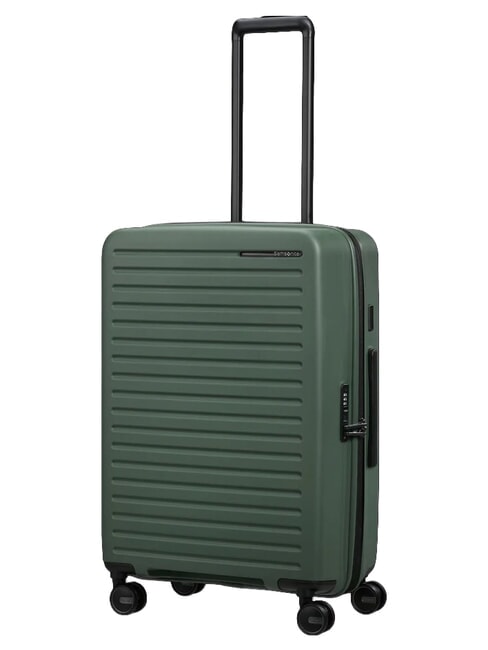 RESTACKD Medium trolley, expandable Sage - Rigid Trolley Cases