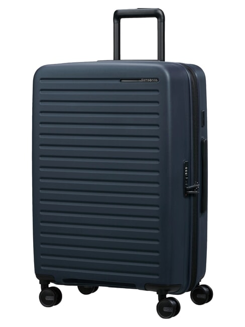 RESTACKD Medium trolley, expandable midnight - Rigid Trolley Cases