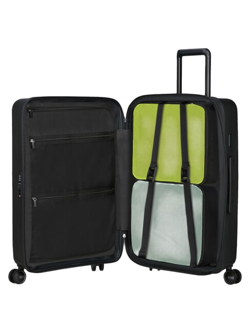 RESTACKD Medium trolley, expandable BLACK - Rigid Trolley Cases