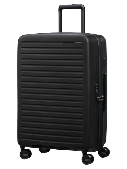 RESTACKD Medium trolley, expandable BLACK - Rigid Trolley Cases