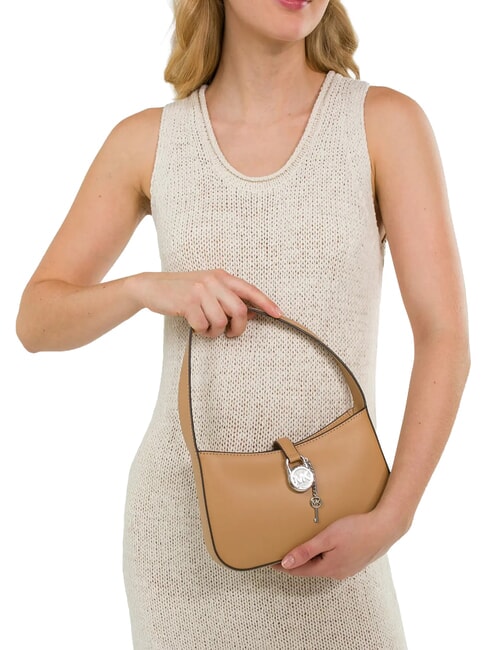 LYRA Mini shoulder bag, in leather brown - Women&rsquo;s Bags
