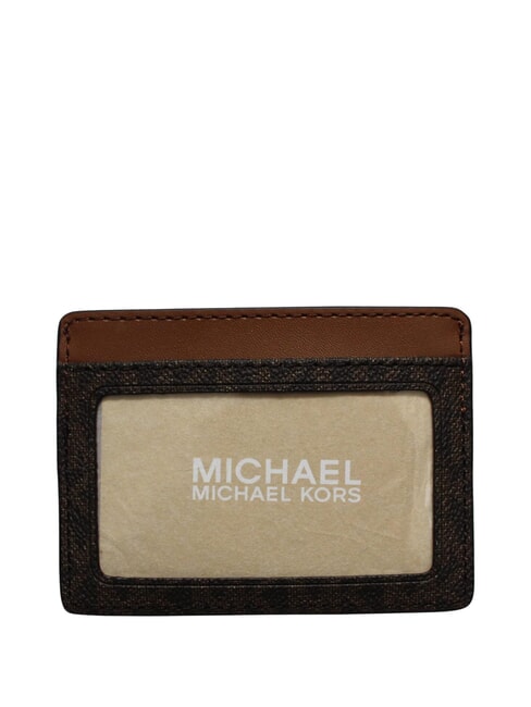 JET SET LOGO Flat card holder brown - Women&rsquo;s Wallets