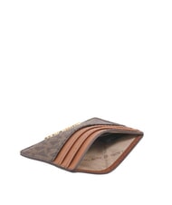 MICHAEL KORS JET SET LOGO Flat card holder brown - Women&rsquo;s Wallets - 3