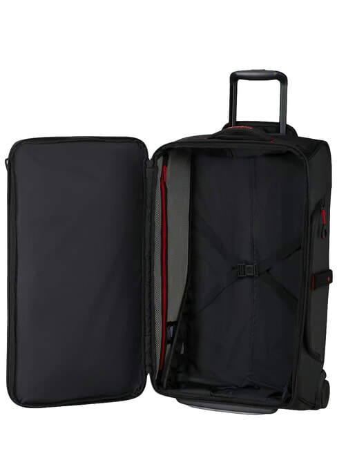 PARADIVER LIGHT Medium-sized wheeled duffel bag BLACK - Duffle bags