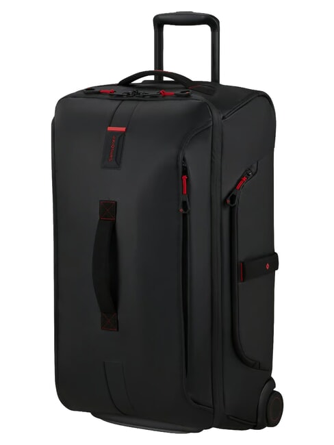 PARADIVER LIGHT Medium-sized wheeled duffel bag BLACK - Duffle bags