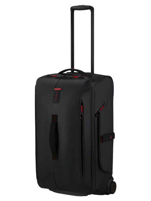 PARADIVER LIGHT Medium-sized wheeled duffel bag BLACK - Duffle bags