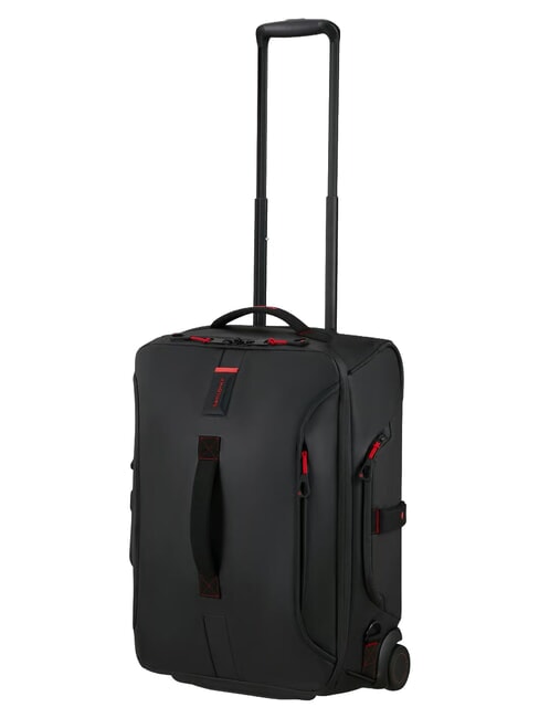 PARADIVER LIGHT Wheeled duffel bag, small size BLACK - Duffle bags