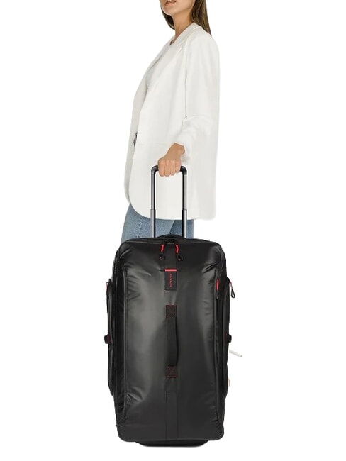 PARADIVER LIGHT Large wheeled duffel bag BLACK - Duffle bags