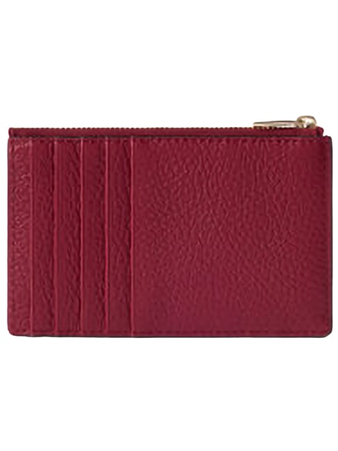CAMELIA Flat leather wallet CHERRY d - Women&rsquo;s Wallets
