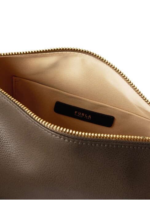 TONIE Small leather bag with shoulder strap muddy gray - Women&rsquo;s Bags