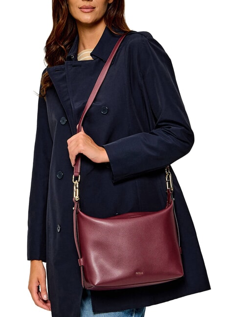 TONIE Leather shoulder bag with shoulder strap red apple - Women&rsquo;s Bags