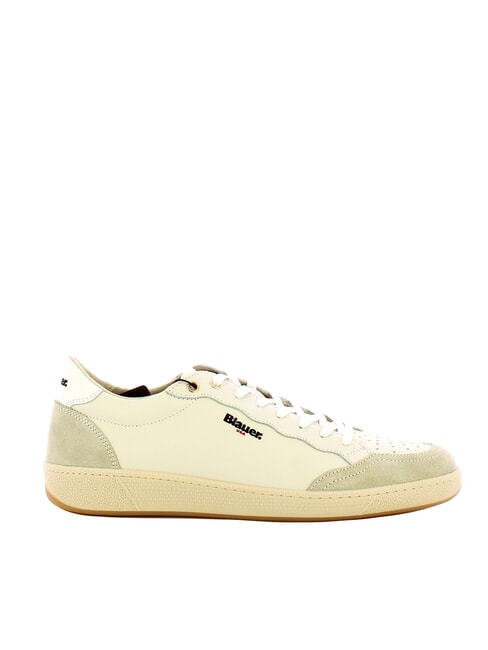 MURRAY Leather sneakers white/beige - Men&rsquo;s shoes