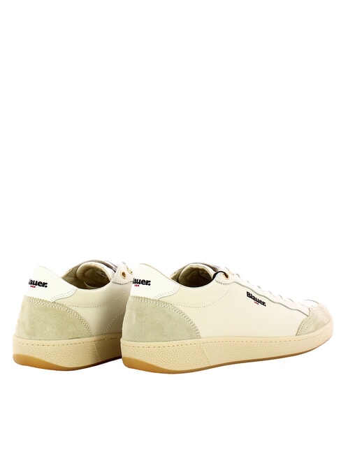 MURRAY Leather sneakers white/beige - Men&rsquo;s shoes