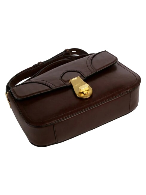 MIA Shoulder bag, leather mocha with gold - Women&rsquo;s Bags