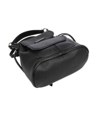 THE BRIDGE MARTINA Hammered leather backpack Black Gold - Women&rsquo;s Bags - 4