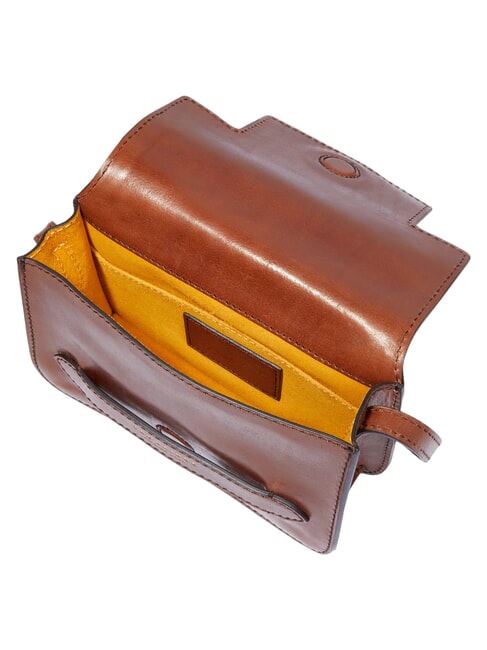 LUCREZIA Shoulder mini bag mocha with gold - Women&rsquo;s Bags
