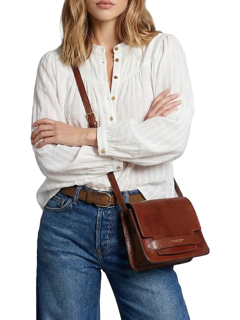 LUCREZIA Shoulder mini bag mocha with gold - Women&rsquo;s Bags
