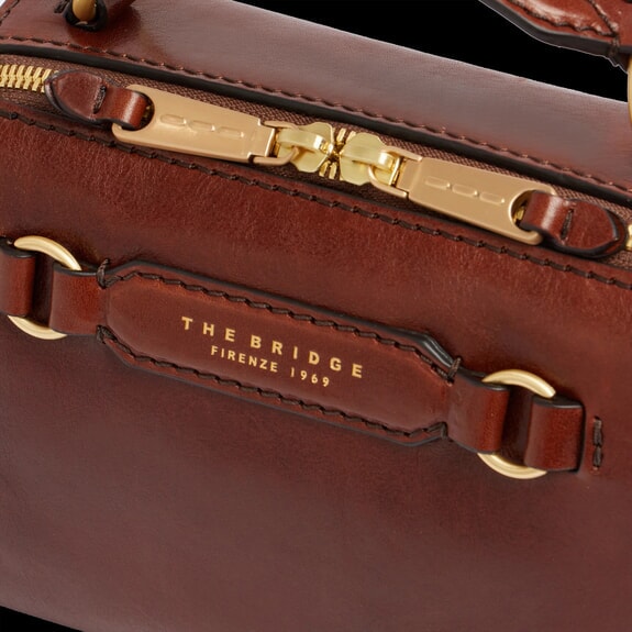 LAURA Mini handbag with shoulder strap BROWN - Women&rsquo;s Bags