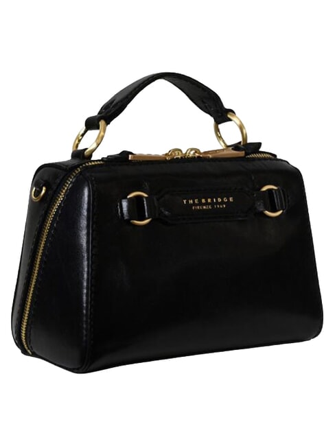 LAURA Mini handbag with shoulder strap Black Gold - Women&rsquo;s Bags