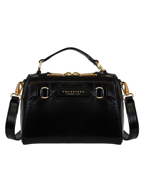 LAURA Mini handbag with shoulder strap Black Gold - Women&rsquo;s Bags