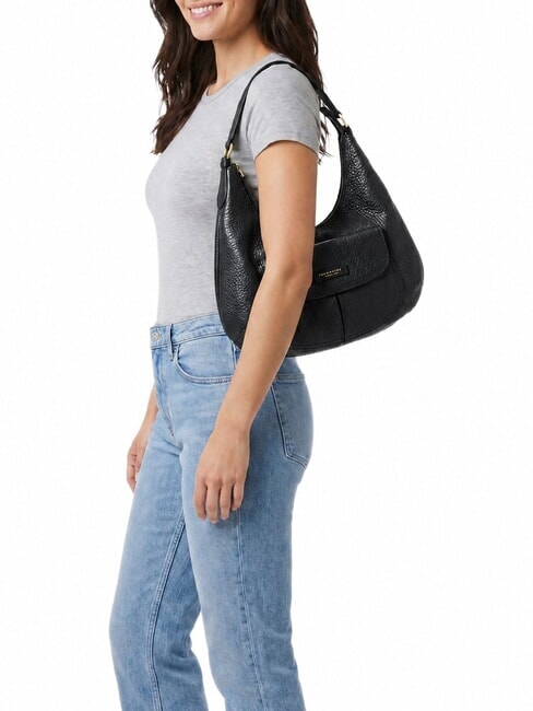 MARTINA Shoulder bag, leather Black Gold - Women&rsquo;s Bags