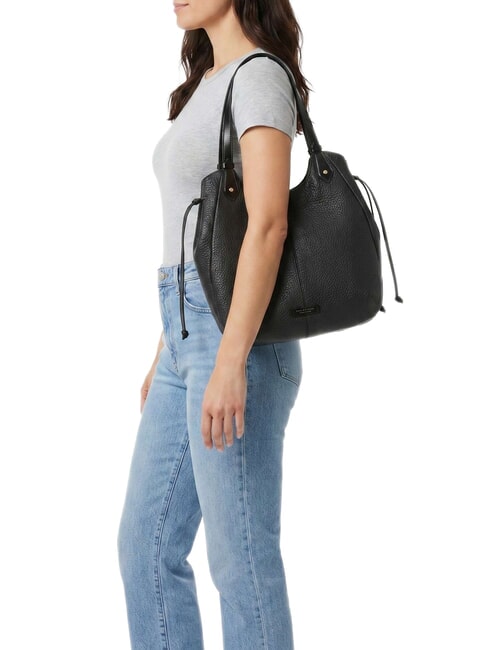 MARTINA Shoulder bag, leather Black Gold - Women&rsquo;s Bags