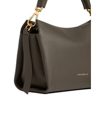 COCCINELLE BOHEME GRANA DOUBLE Handbag, with shoulder strap, in leather mud/honey - Women&rsquo;s Bags - 3