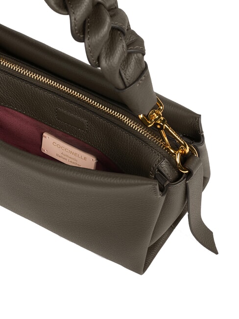 BOHEME GRANA DOUBLE Handbag, with shoulder strap, in leather mud/honey - Women&rsquo;s Bags