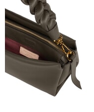 COCCINELLE BOHEME GRANA DOUBLE Handbag, with shoulder strap, in leather mud/honey - Women&rsquo;s Bags - 4