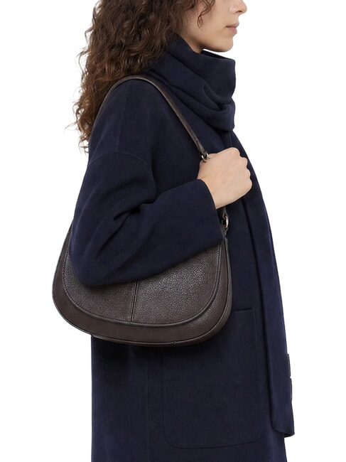 HELENA ROUND Shoulder bag with shoulder strap, in leather expressed - Women&rsquo;s Bags
