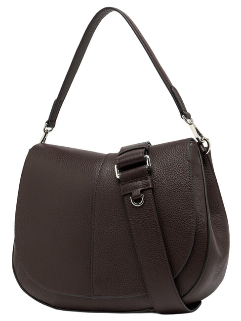 HELENA ROUND Shoulder bag with shoulder strap, in leather expressed - Women&rsquo;s Bags