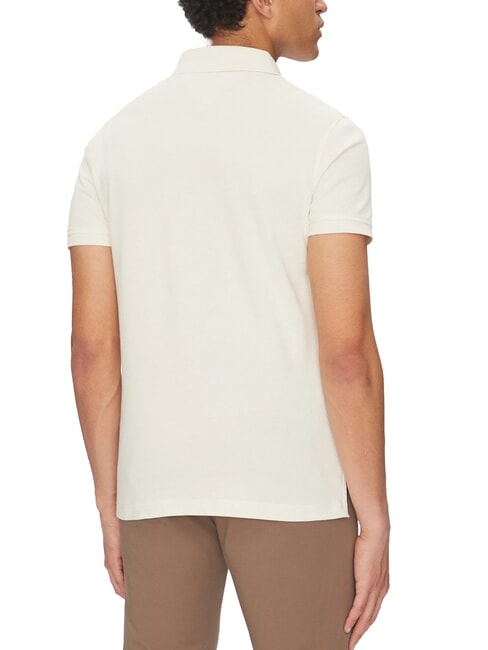 TH Regular fit short-sleeved polo shirt ivory petal - Polo shirt