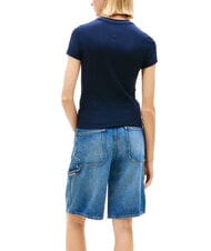 TOMMY HILFIGER TJ FLAG Cotton T-Shirt dark night navy - T-shirt - 2