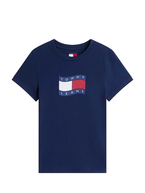 TJ FLAG Cotton T-Shirt dark night navy - T-shirt
