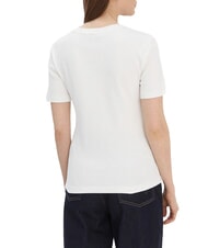 TOMMY HILFIGER TH Cotton T-Shirt ecru - T-shirt - 2