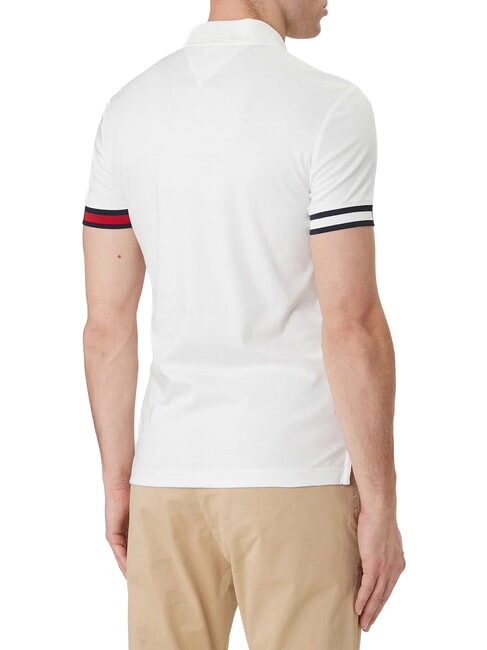 TH Cotton polo shirt white - Polo shirt