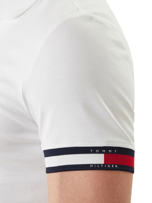 TH Cotton polo shirt white - Polo shirt
