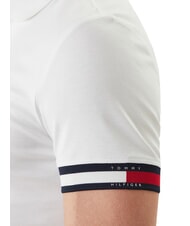 TOMMY HILFIGER TH Cotton polo shirt white - Polo shirt - 3
