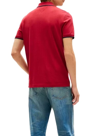 TH Regenerated cotton polo shirt regatta red - Polo shirt