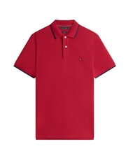 TOMMY HILFIGER TH Regenerated cotton polo shirt regatta red - Polo shirt - 3