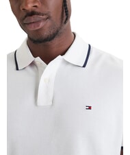 TOMMY HILFIGER TH Regenerated cotton polo shirt white - Polo shirt - 3