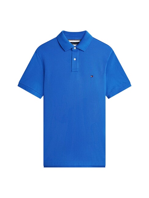 TH Regular fit short-sleeved polo shirt blue orbit - Polo shirt