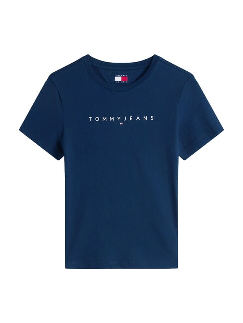 SCRIPT LOGO Short-sleeved T-shirt dark night navy 1 - T-shirt