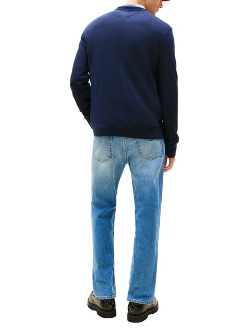 TJ Regenerated cotton sweater dark night navy - Men's Sweaters